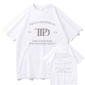 2024 New Album the Tortured Poets Department T Shirt Fashion Men Harajuku Vintage T-Shirt Unisex High Quality Cotton Tees Shirts