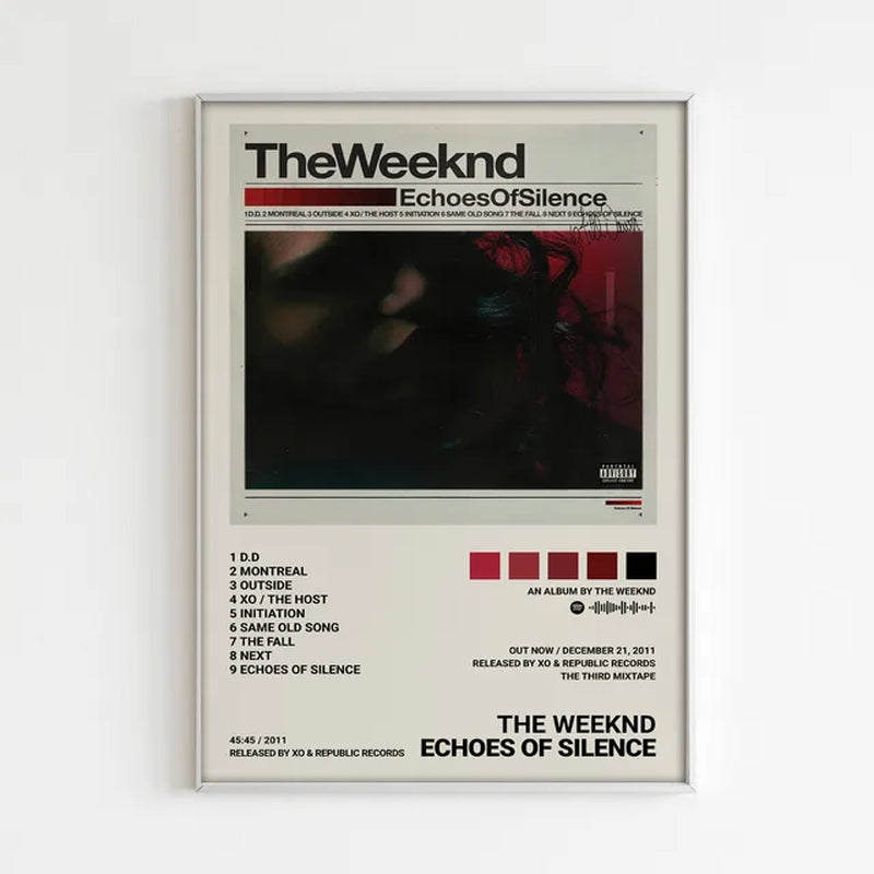 Music Album Star the Weeknd Hip Hop Print Posters for Living Room Canvas Painting Art Home Decoration Wall Decor Picture Gift